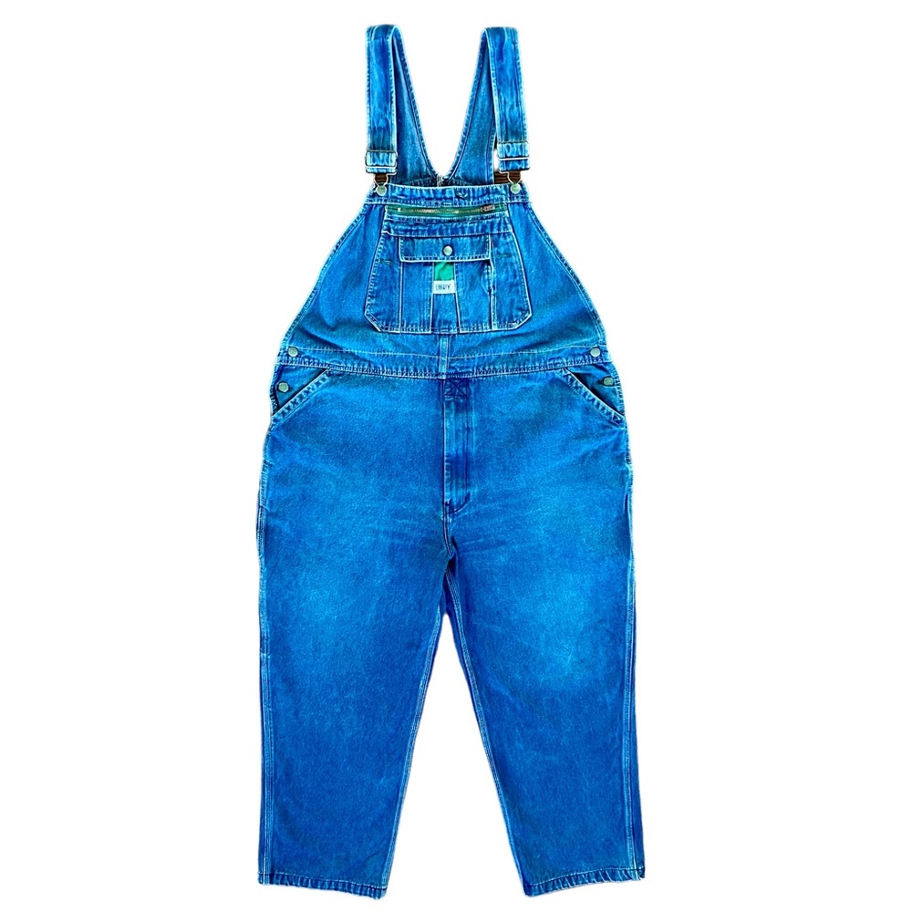 Liberty Bib Overalls, Men’s, 44W × 30L, Blue Denim